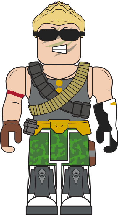 Roblox Action Figure Soldier Character.png PNG Image