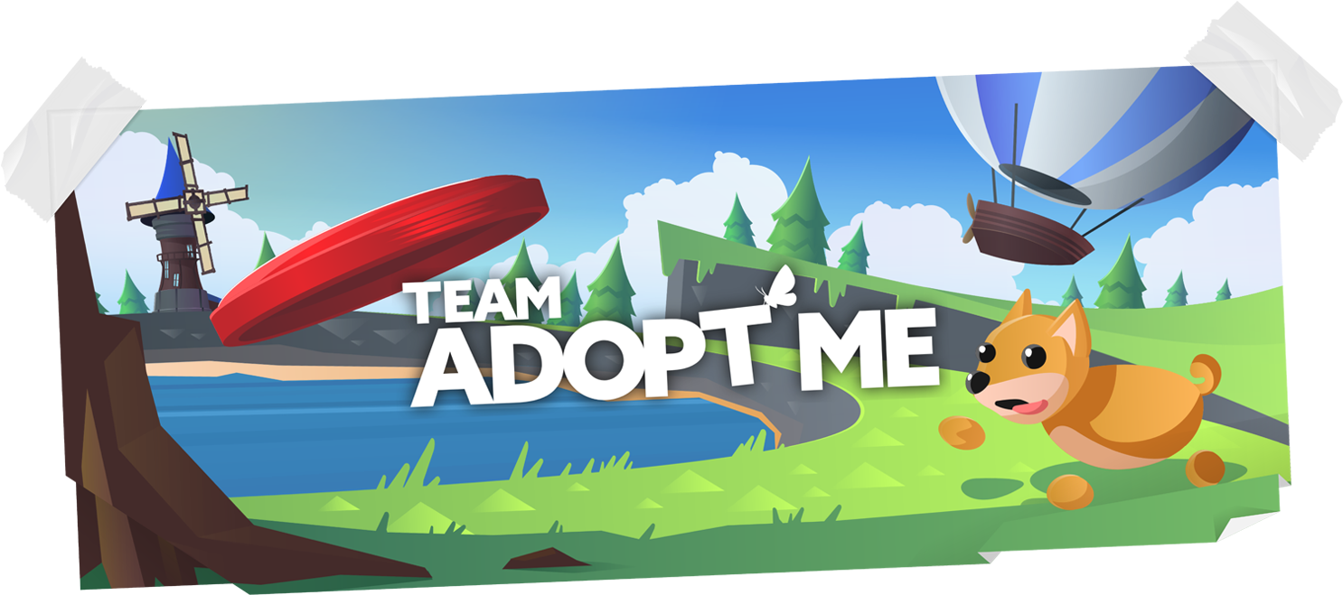 Roblox Adopt Me Team Banner PNG Image