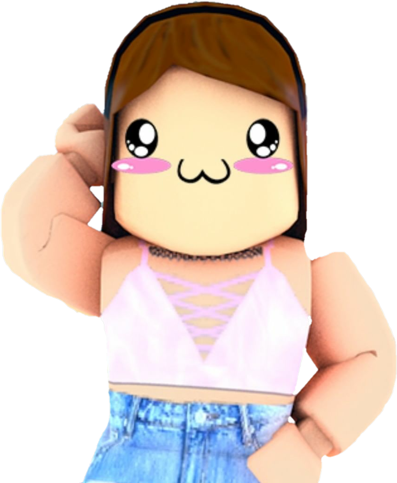 Roblox Avatar Cute Expression.png PNG Image