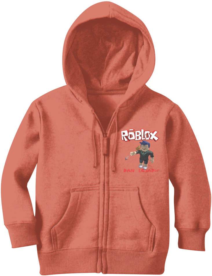 Roblox Branded Red Hoodie PNG Image