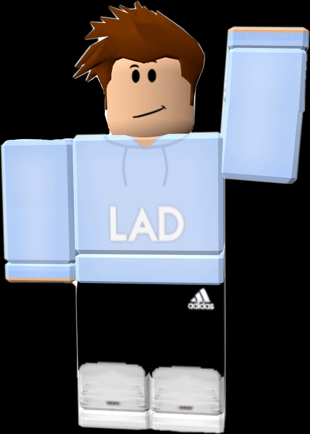 Roblox Characterin Adidas Outfit PNG Image