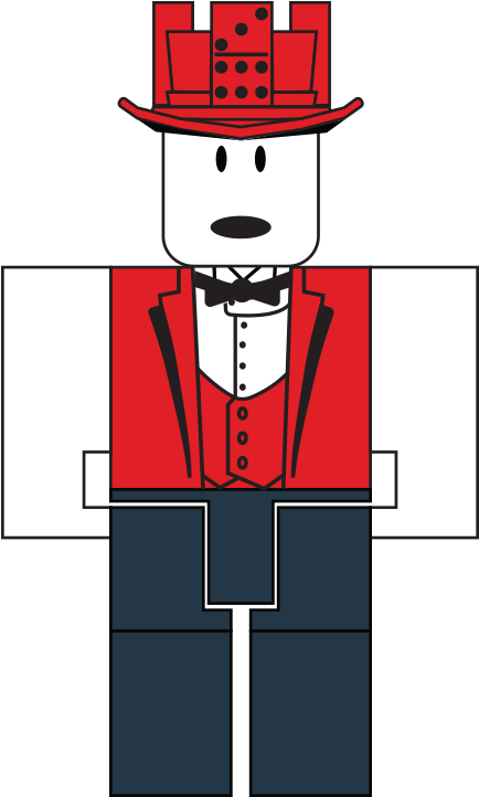 Roblox Characterin Formal Attire PNG Image