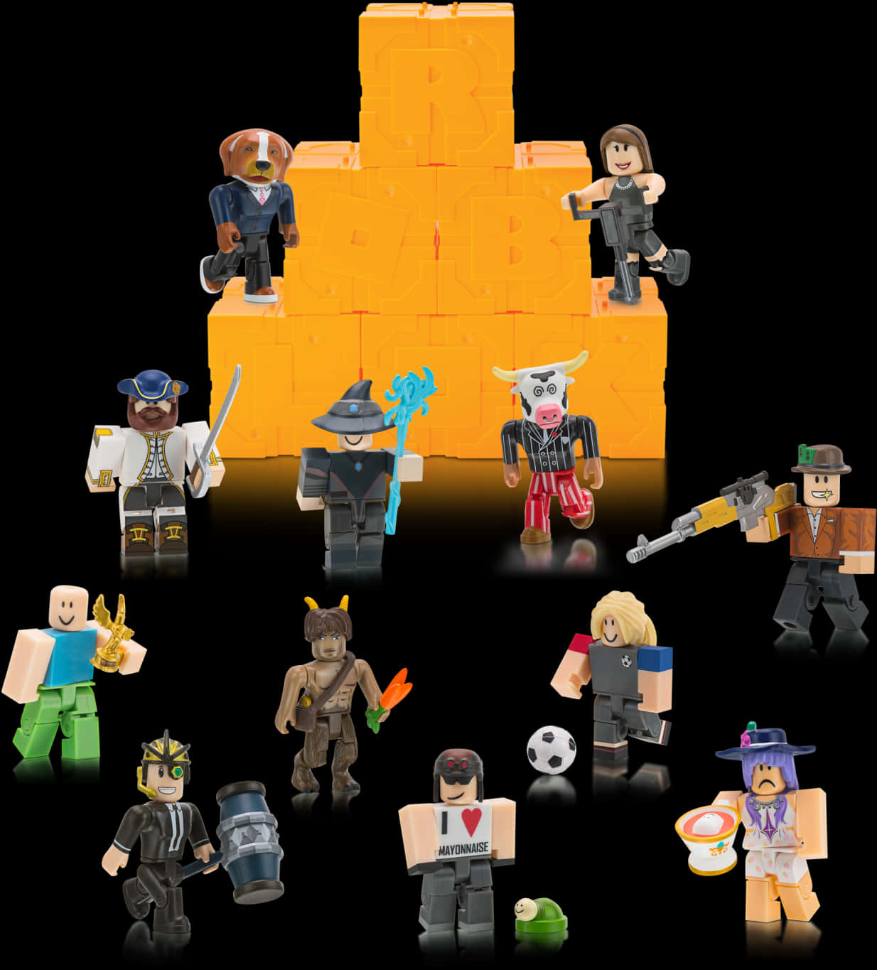 Roblox Characters Showcase PNG Image