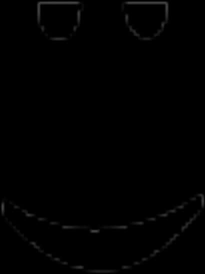 Roblox Classic Smile Face Graphic PNG Image