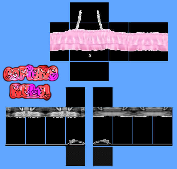 Roblox Clothing Template Pink Top PNG Image