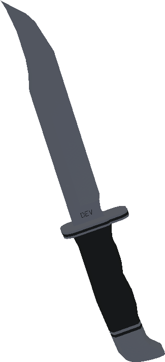 Roblox Dev Knife Graphic PNG Image