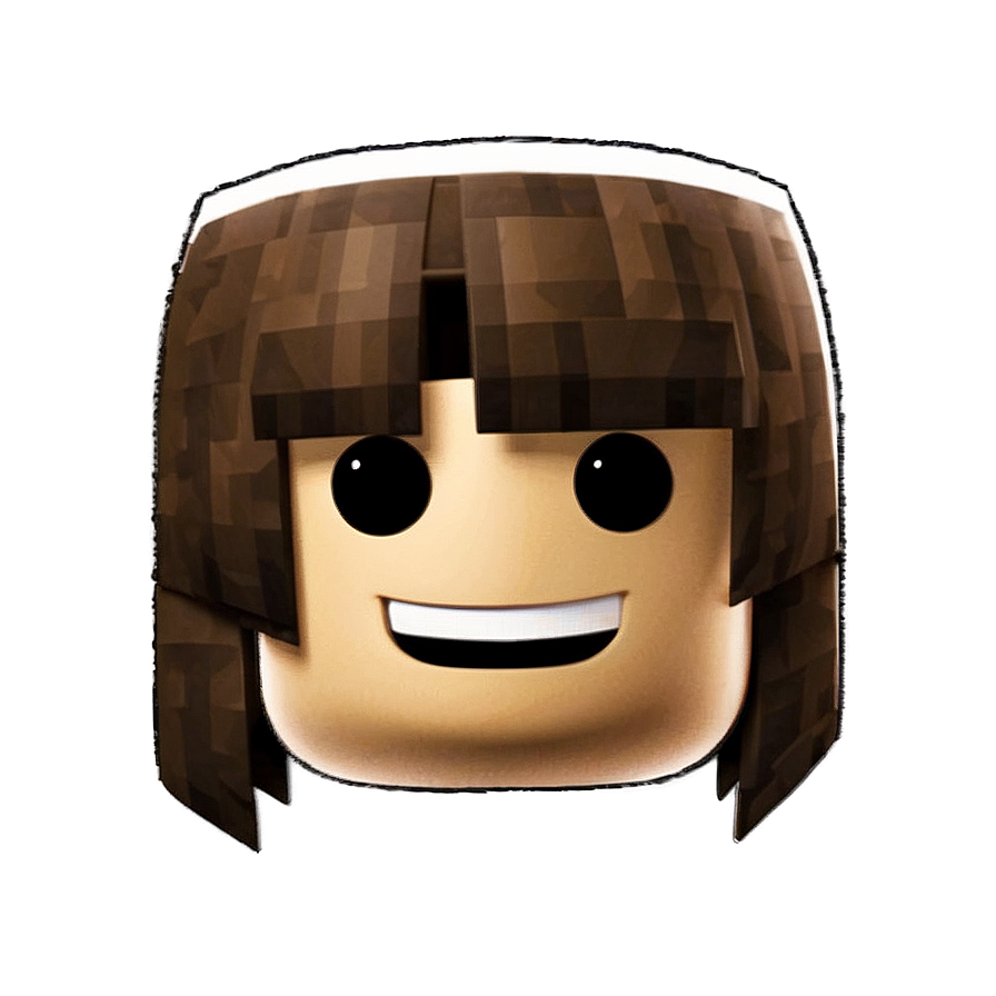 Roblox Face With Hair Png 28 PNG Image