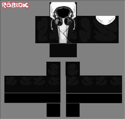 Roblox Headphones Template PNG Image