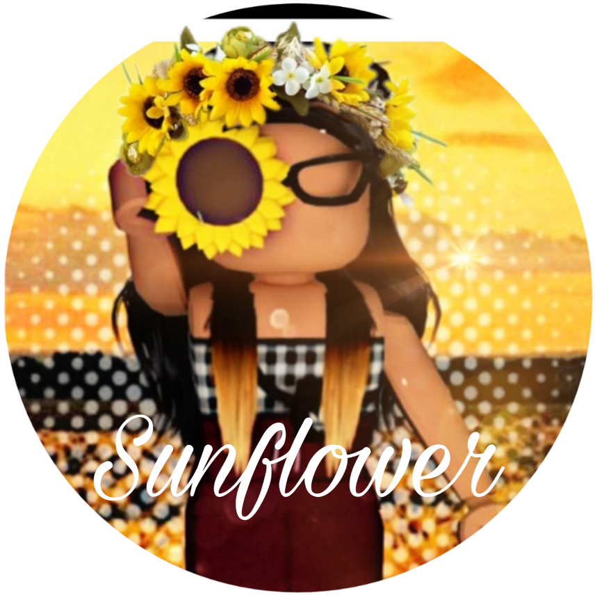 Roblox Sunflower Avatar Profile PNG Image