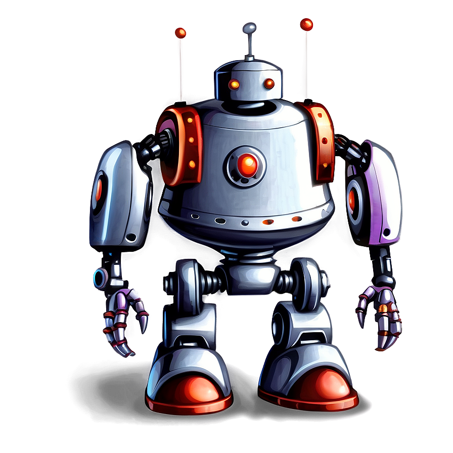 Robot Clipart B PNG Image