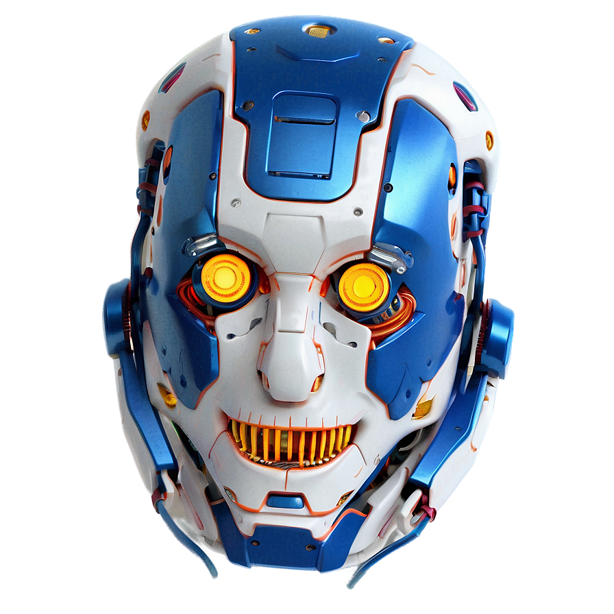 Robot Head Blueprint Png Ppq PNG Image