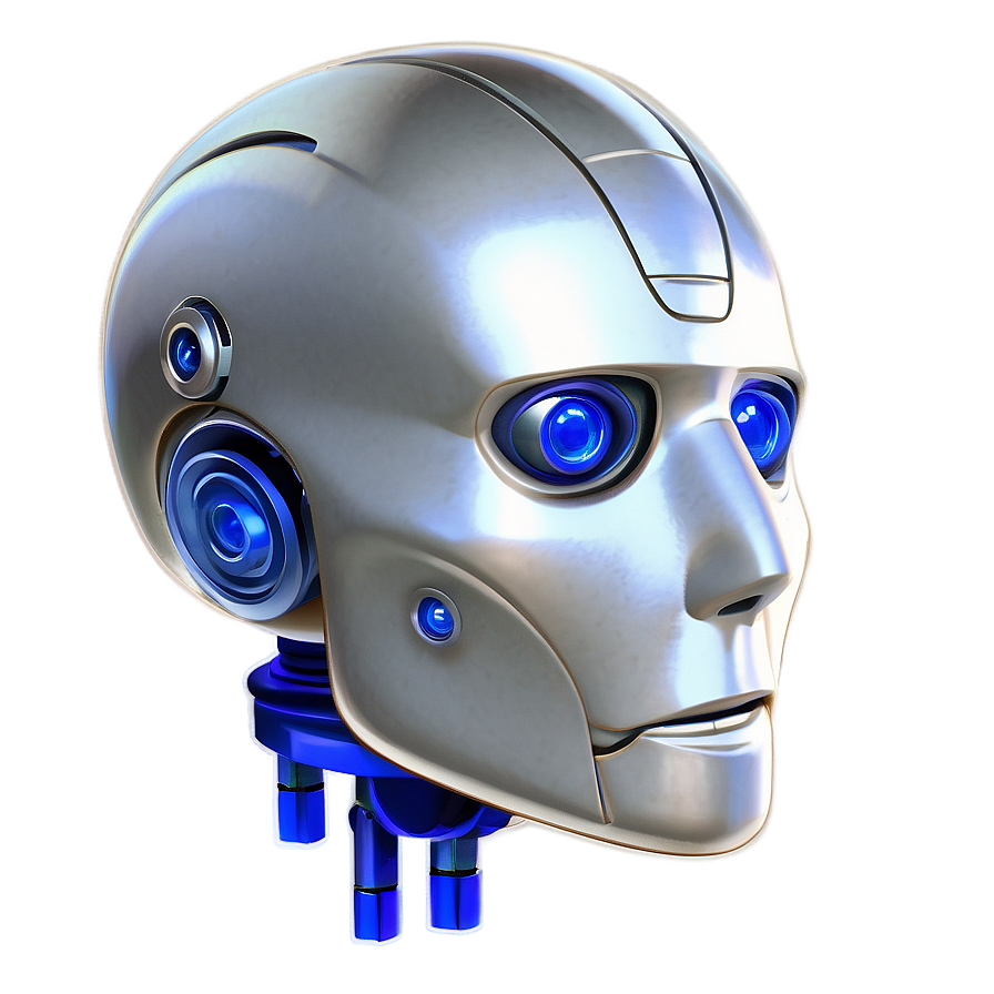 Robot Head Blueprint Png Vje PNG Image