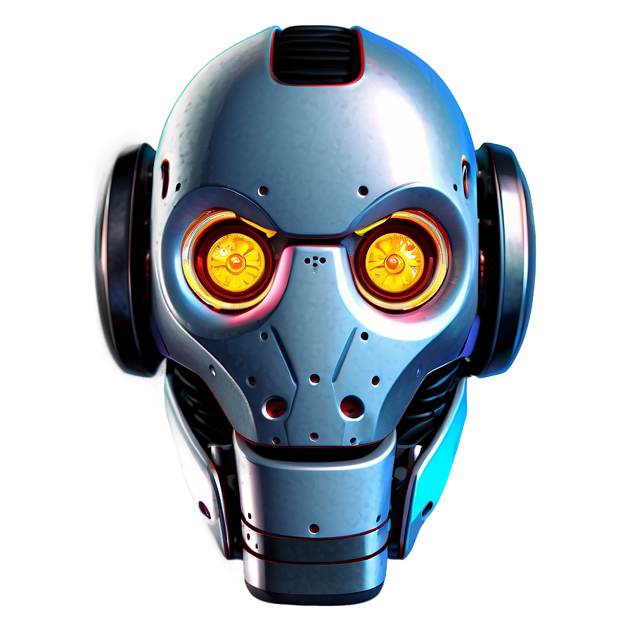 Robot Head Mascot Png 3 PNG Image