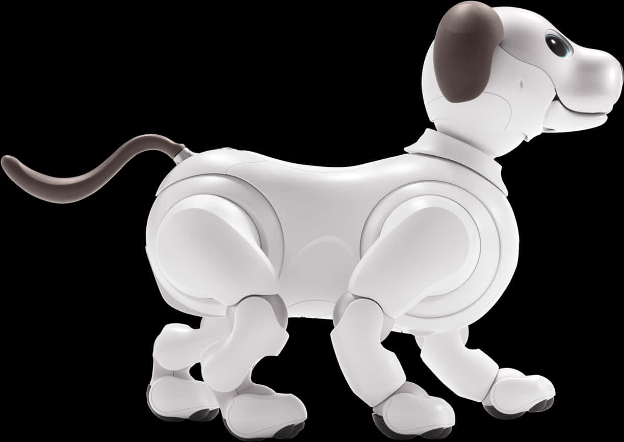 Robotic Dog Illustration PNG Image