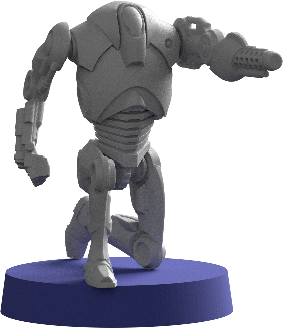 Robotic Figure3 D Model PNG Image