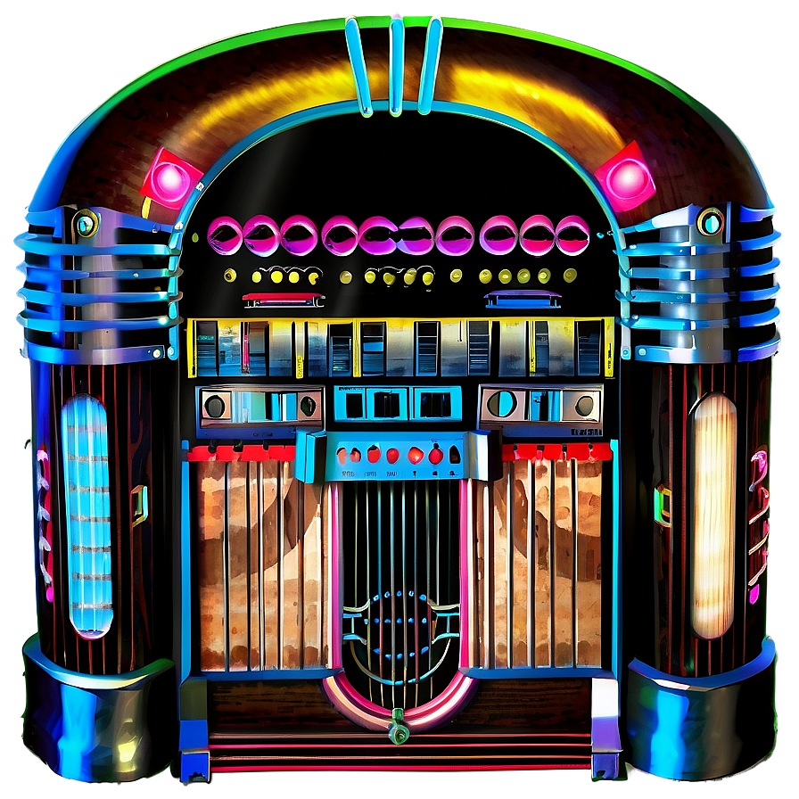 Rock And Roll Jukebox Png Rmf PNG Image