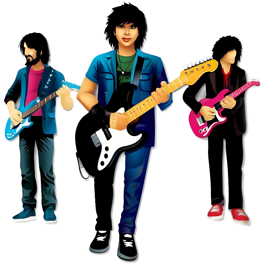 Rock Band Music Clipart Png 24 PNG Image