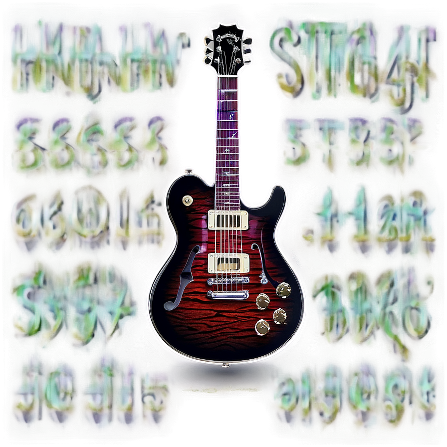 Rock Star Guitar Png Fhx PNG Image