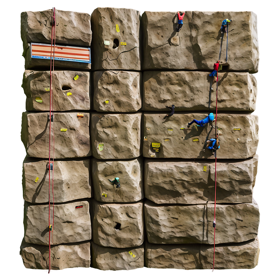 Rock Wall For Climbing Png 06292024 PNG Image