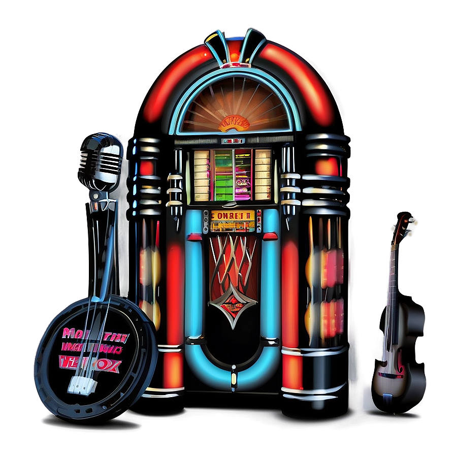 Rockabilly Jukebox Theme Png 61 PNG Image