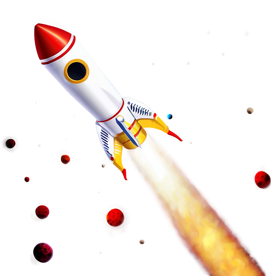 Rocket In Space Png 04292024 PNG Image