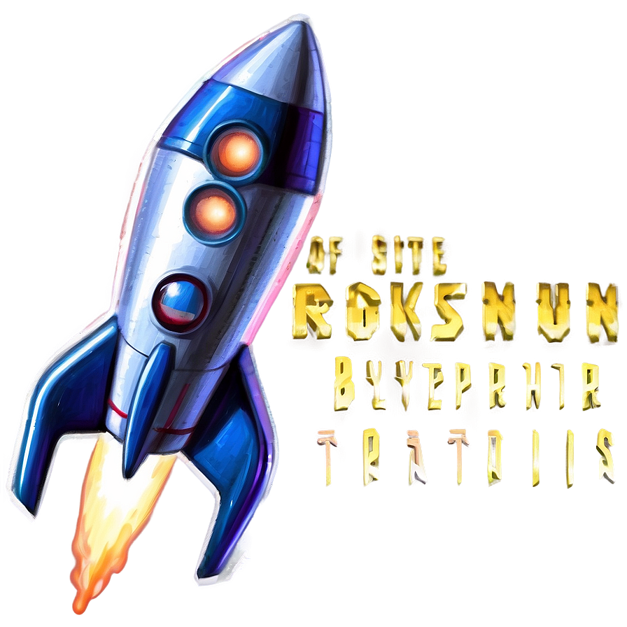 Rocketship Blueprint Png 06132024 PNG Image