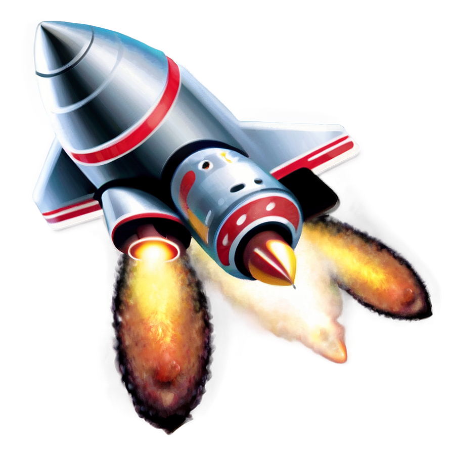 Rocketship In Space Png Rkp PNG Image