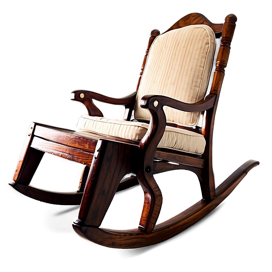 Rocking Chair With Ottoman Png 06122024 PNG Image