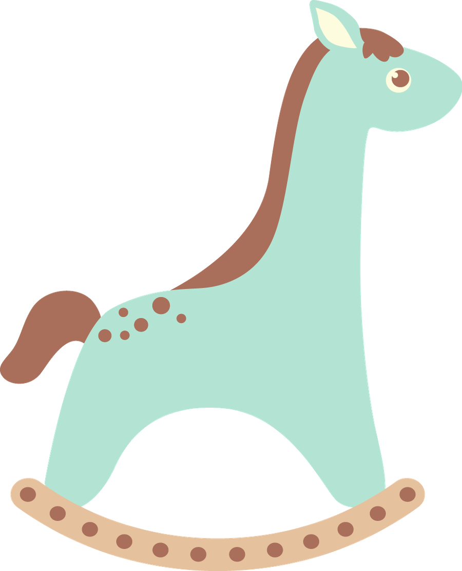 Rocking Horse Illustration PNG Image