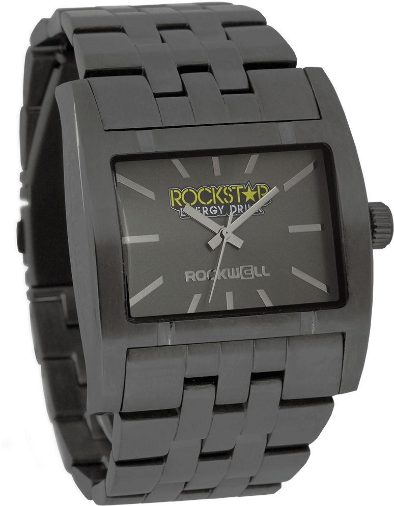 Rockstar Energy Drink Branded Watch PNG Image