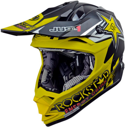 Rockstar Energy Motocross Helmet PNG Image