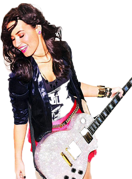 Rockstar Performerwith Guitar PNG Image