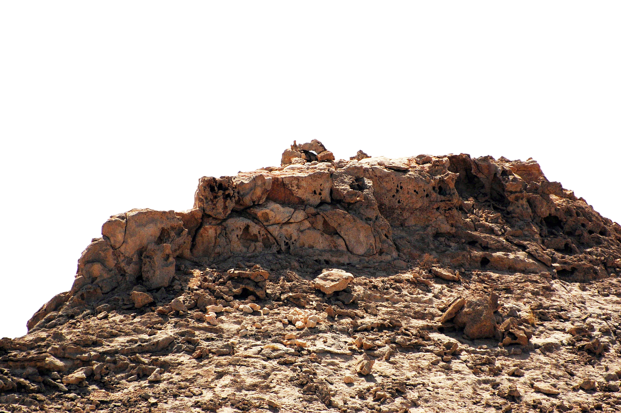 Rocky_ Outcrop_ Isolated_ Background PNG Image