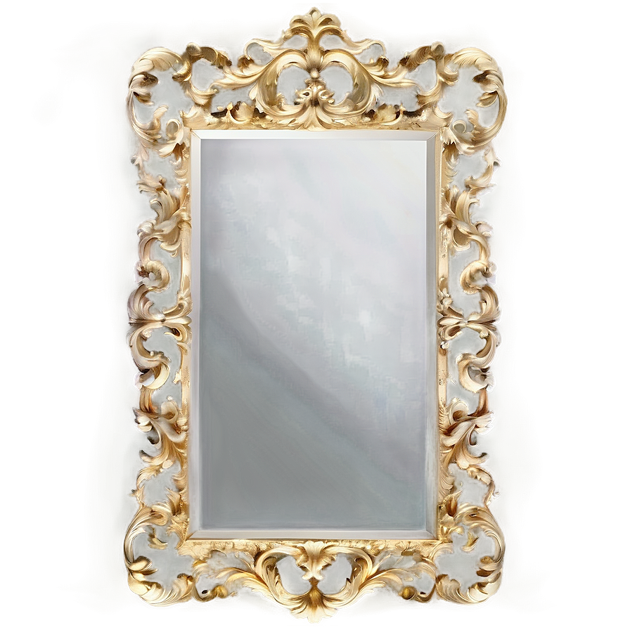 Rococo Mirror Frame Png Yqr41 PNG Image