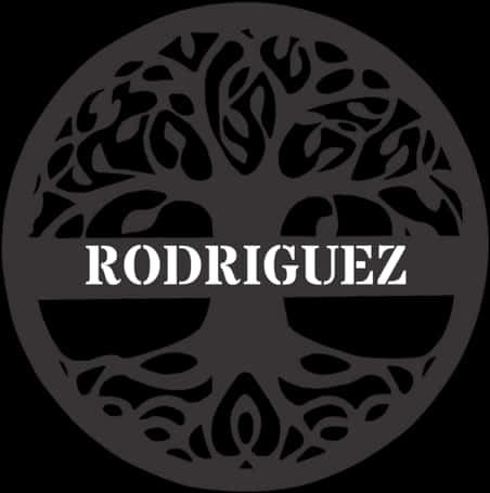 Rodriguez Thug Life Tree Design PNG Image