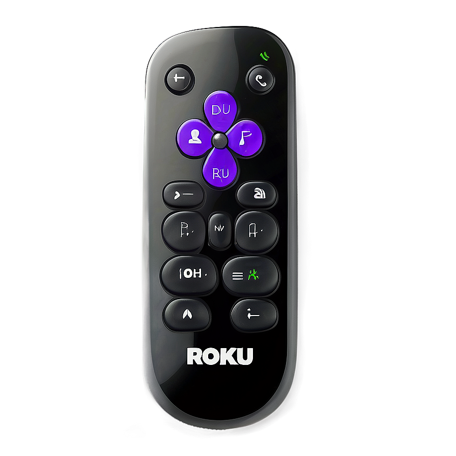 Roku Remote With Vudu Button Png 33 PNG Image