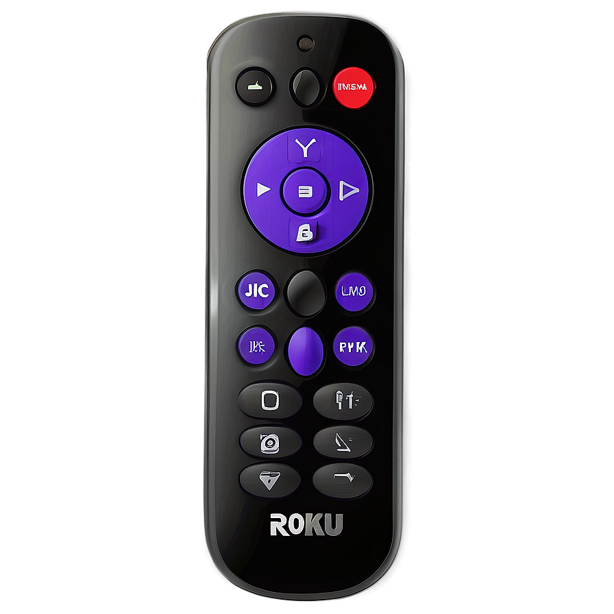 Roku Remote With Youtube Button Png 43 PNG Image