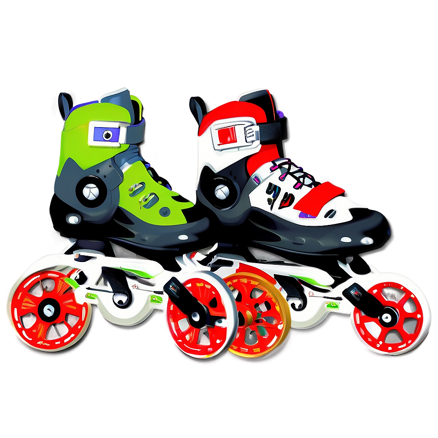 Rollerblades With Adjustable Sizes Png 72 PNG Image