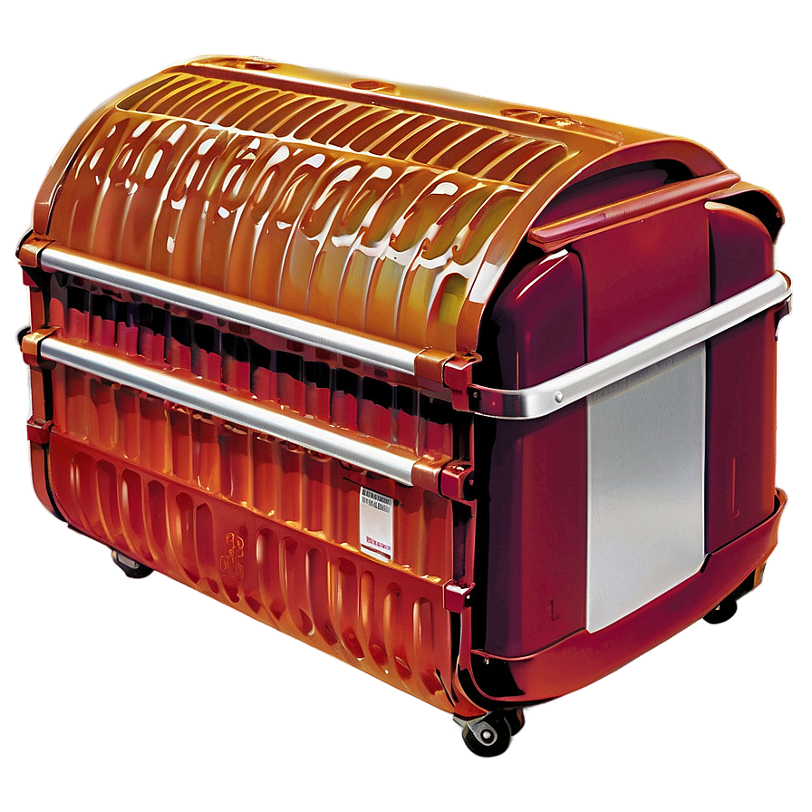 Rolling Bin Orange Png 97 PNG Image