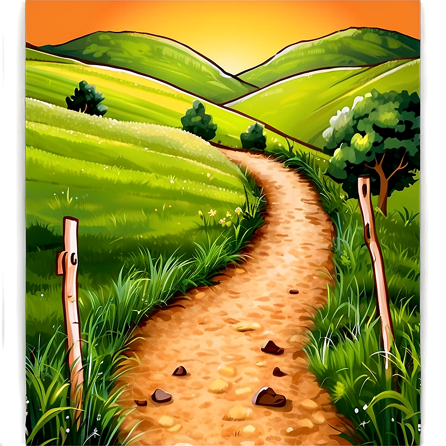 Rolling Hills Path Png 47 PNG Image