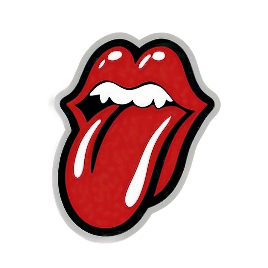 Rolling Stones Tongue Emblem Png 06292024 PNG Image