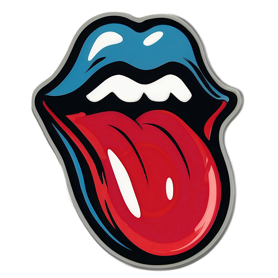 Rolling Stones Tongue Emblem Png 36 PNG Image