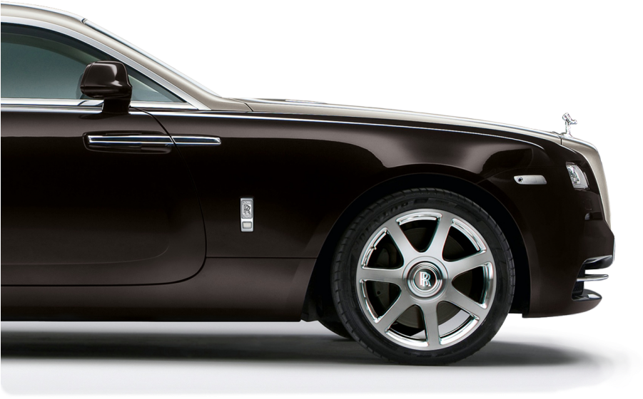 Rolls Royce Side Profile Luxury Car PNG Image