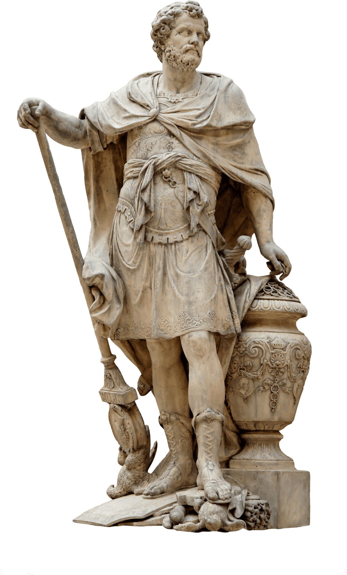 Roman Emperor Statue PNG Image