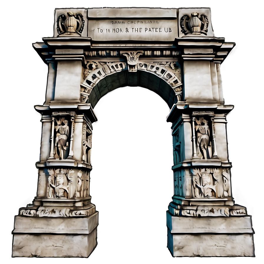 Roman Triumphal Arch Png 06122024 PNG Image