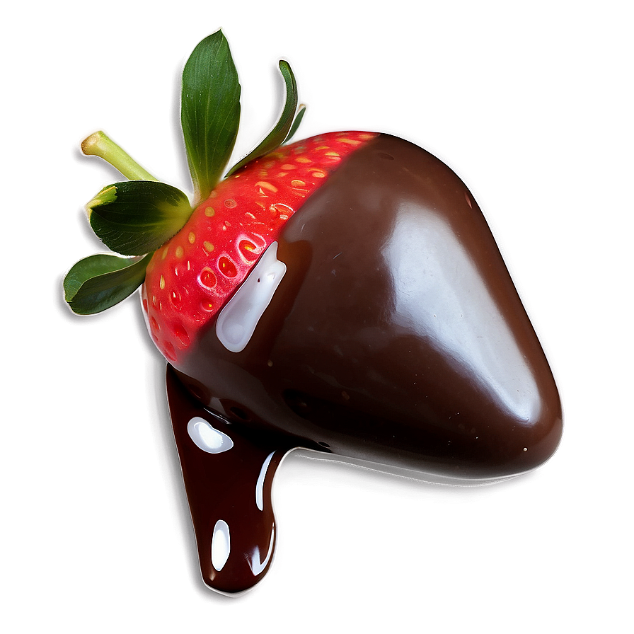 Romantic Chocolate Covered Strawberry Png Lkt PNG Image