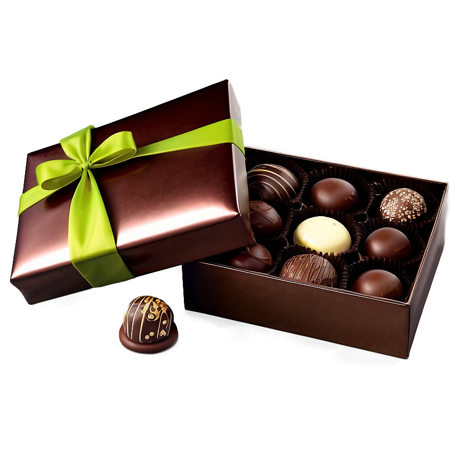 Romantic Chocolate Gift Box Png 5 PNG Image