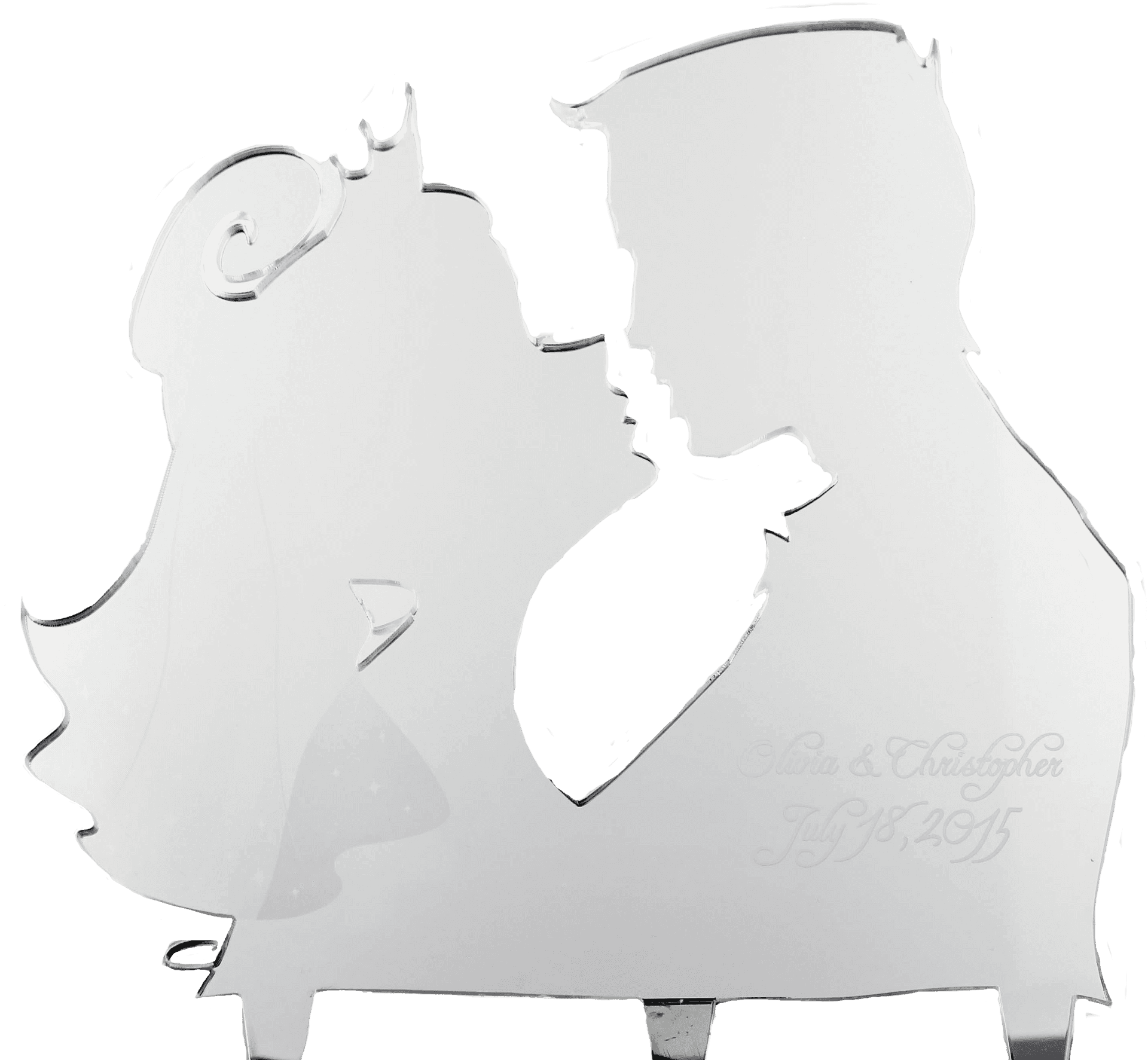 Romantic Couple Silhouette2015 PNG Image