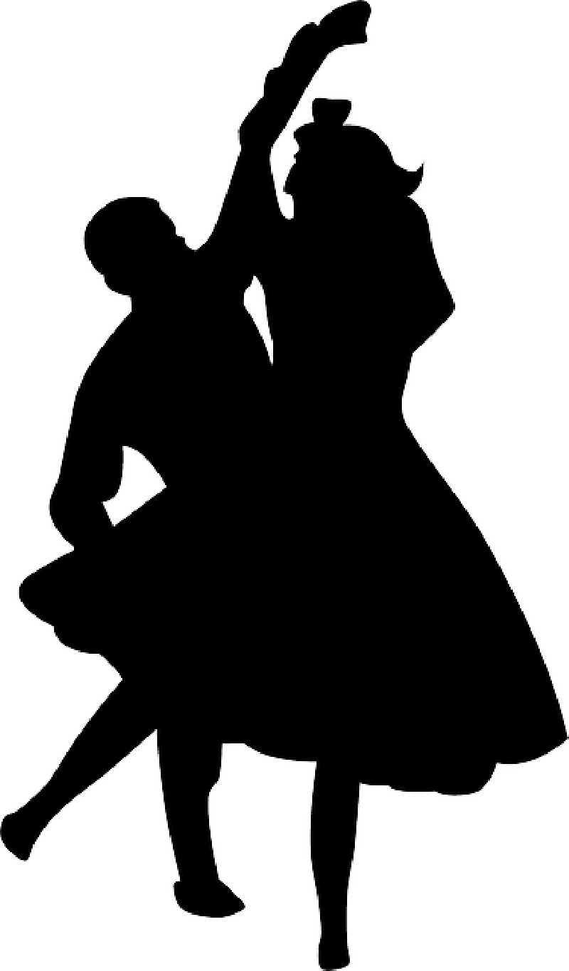 Romantic Dance Silhouette.png PNG Image