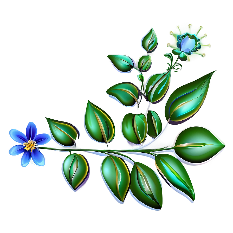 Romantic Flower Outline Png Vny PNG Image